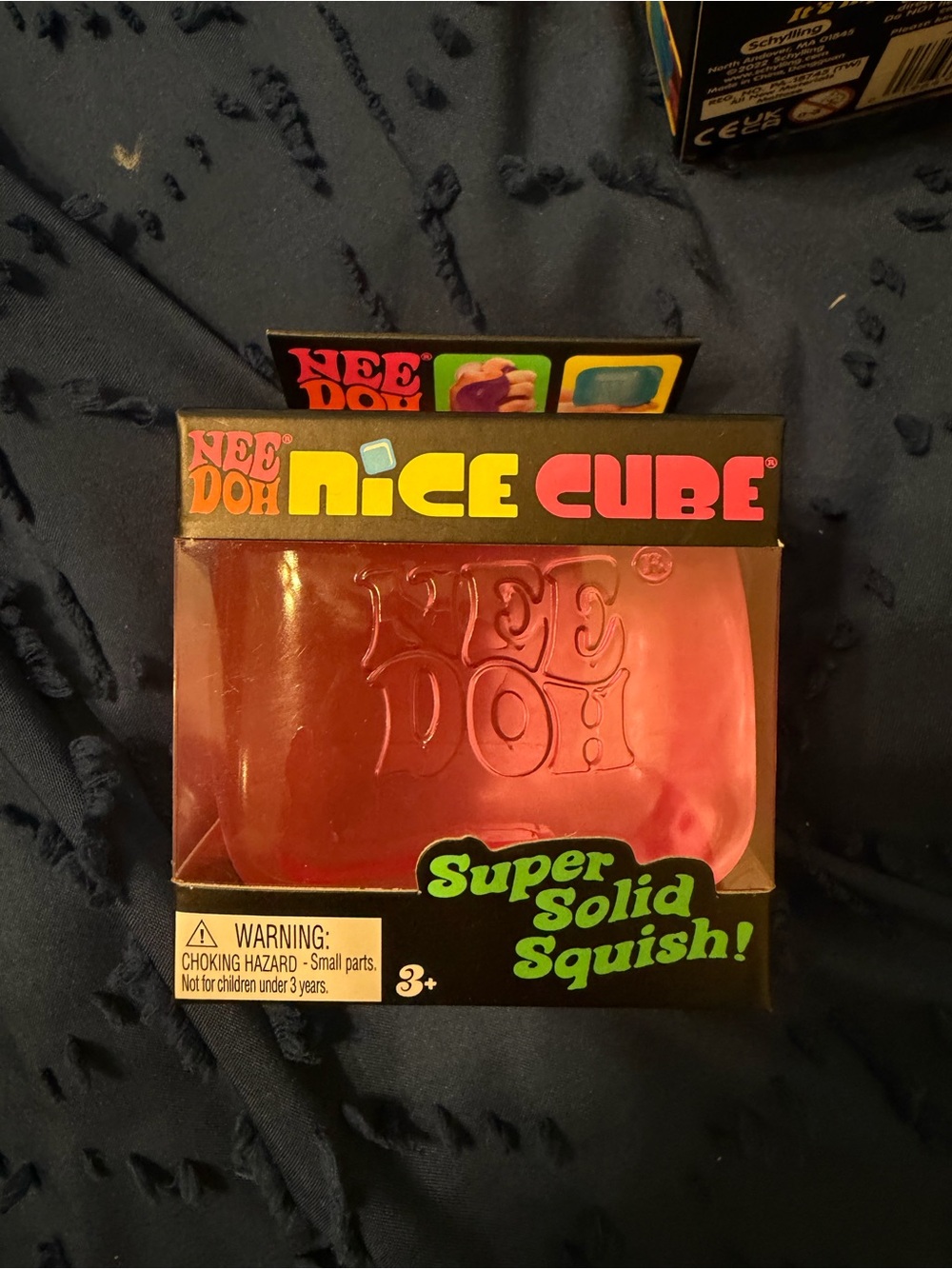 NeeDoh Nice Cube Super Solid Squish - Pink